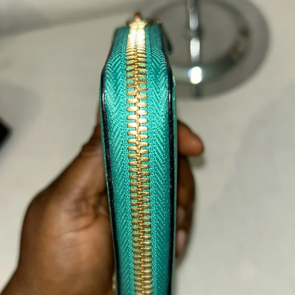 MCM Long zippy green wallet - Picture 6 of 14